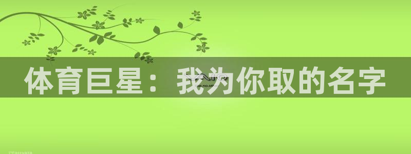 MK体育官方正版app娱乐40996：体育巨星：我为